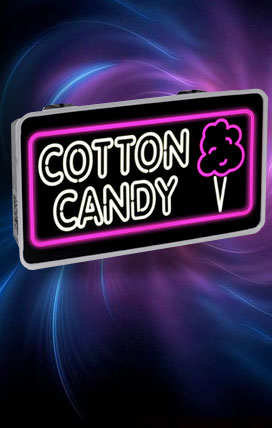 Cotton Candy TecNeon Sign
